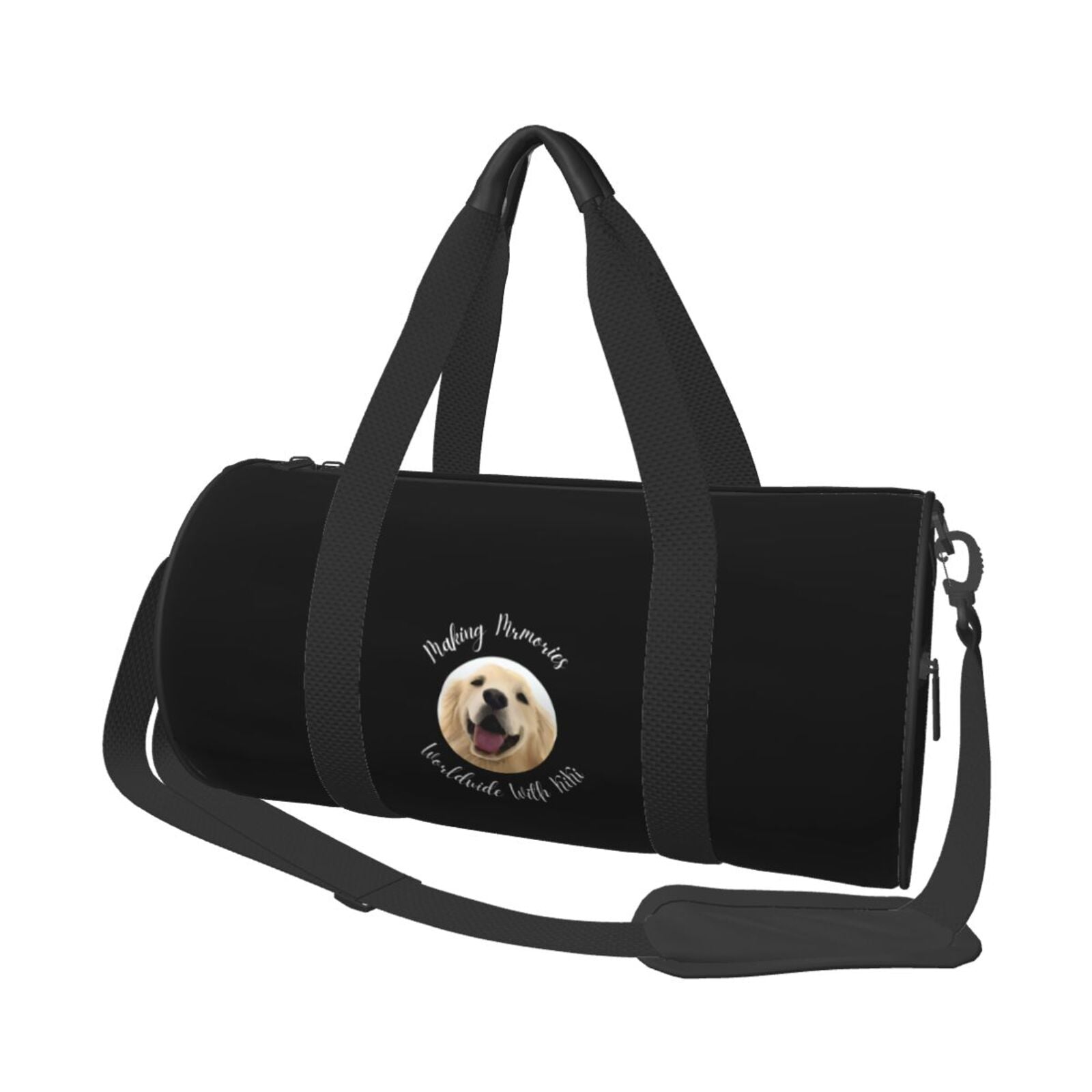 ★LeSportsac★ Black Sherpa Puppy Mini Duffel Bag 4080C495 4 ☆LeSportsac☆ Black Sherpa Puppy Mini Duffel Bag [4080.C495