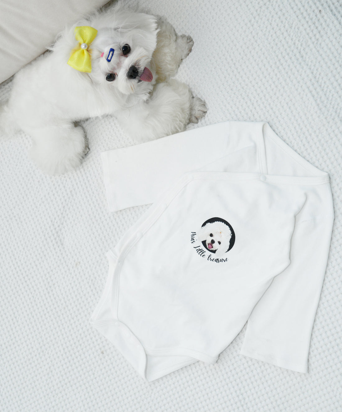 Long-Sleeve Baby Onesie